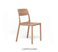 Nardi Sedia Cassia Bistrot Cappuccino Polipropilene Impilabile