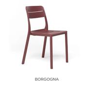 Nardi Sedia Cassia Bistrot Colore Borgogna