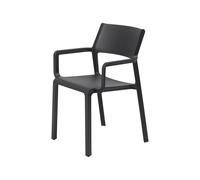 Nardi Sedia con Braccioli Trill Armchair Antracite