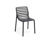 Nardi Sedia Doga Bistrot Antracite Polipropilene Impilabile