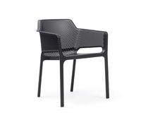 Nardi Sedia Net Antracite Opaco Polipropilene Traforata