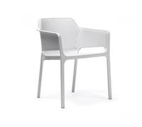 Nardi Sedia Net Bianca Polipropilene Impilabile