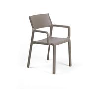Nardi Sedia Trill Armchair Tortora Braccioli Polipropilene
