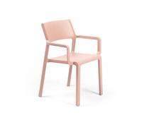 Nardi Sedia Trill Braccioli Rosa Bouquet Polipropilene Impilabile