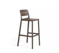 Nardi Sgabello Cassia Stool Tabacco Polipropilene Impilabile