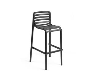 Nardi Sgabello Doga Stool Antracite Impilabile