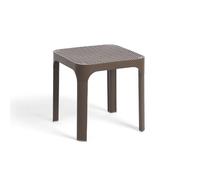 Nardi Tavolino Net Table 40 Tabacco Polipropilene Impilabile