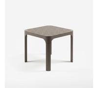 Nardi Tavolino Net Table 40 Tortora Polipropilene Impilabile