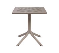 Nardi Tavolo Quadrato Clip 70 cm Tortora