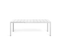 Nardi Tavolo Rettangolare Rio Alu Extensible 140 cm Bianco