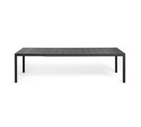 Nardi Tavolo Rio Alluminio 210 Extensible Rettangolare 210 / 280 x 100 Cm H 75 Cm Antracite