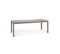 Nardi Tavolo Rio Extensible Tortora 140-210cm Allungabile Alluminio DurelTop