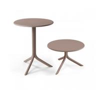 Nardi Tavolo Spritz Tortora Rotondo Polipropilene Doppia Altezza