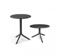 Nardi Tavolo Step Antracite Rotondo 60cm Doppia Altezza