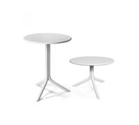 Nardi Tavolo Step Bianco Rotondo 60cm Doppia Altezza