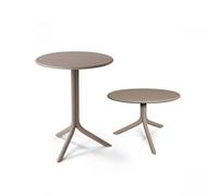 Nardi Tavolo Step Tortora Rotondo 60,5cm Doppia Altezza