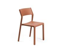 Nardi Trill Bistrot Sedia Mattone Polipropilene Impilabile