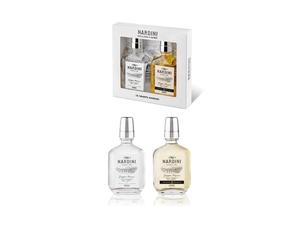 Nardini Mignon 10cl - Set Tascabili Grappa Bianca + Grappa Barricata - Distilleria Nardini dal 1779 - Qualità Artigianale Italiana - Idea Regalo Elegante e da Collezione