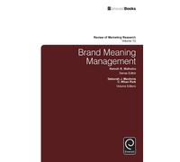 Naresh K. Malhotra Brand Meaning Management (Copertina rigida)