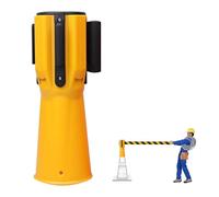 Naretrattile per Coni Stradali da 2/3/5/10 M per Blocil Traffico e Le Aree Pedonali Barriera a Naretrattile Montata su Cono con Rimbalzo Automatico/a/3.0M(9.8Ft)