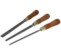 NAREX 854201 - Set di 3 lime per legno, 150 mm