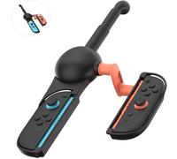 Nargos Controller per canna da pesca per Nintendo Switch 2/Switch/Switch Oled, accessorio da gioco, compatibile con Bass Pro Shops: The Strike & Fishing Star World Tour, ideale per divertimento e