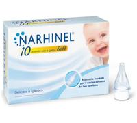 narhinel 10 Ricambi per Aspiratore Nasale Neonati e Bambini con Filtro Assorbente Usa e Getta Soft