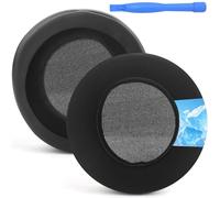 Nari - Cuscinetti auricolari di ricambio in gel rinfrescante, compatibili con cuffie Razer Nari Ultimate/Essential, Kraken Kitty, Kraken Tournament Edition, in memory foam, colore: nero