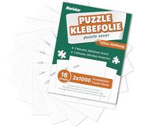 Nariolar Fogli di Colla per Puzzle, 16 Fogli Salva Puzzle che Conservano Puzzle da 2×1000 Pezzi, Salva Puzzle per una Conservazione Facile in Pochi Minuti