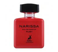 Narissa Ruby 100ML Eau de Parfum unisex - Ispirato a Narciso Rouge Note di testa: Iris, RosaNote di cuore: Muschio, Fiore d'Arancio, TuberosaNote di fondo: Cedro Bianco, Fava Tonka, Sandalo, Vaniglia,