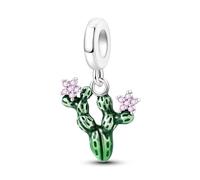 NARMO 925 Sterling Silver Bead Charm per Braccialetti Cactus Pendolo Pendenti fit Pandora Braccialetti DIY Gioielli Regali