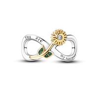 NARMO Charms per Bracciali 925 Sterling Silver Infinity Amore Charm Girasole Charms Gioielli Regali per le Donne Ragazze