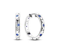 NARMO nessun tipo di metallo Hoop Orecchini per le Donne 925 Orecchini in Argento Sterling Orecchini Luna Orecchini Rotondi per le Donne