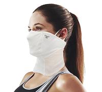 Naroo N2 - Scaldacollo, protezione solare per il viso, rete per flusso d'aria, super traspirante, protezione UV e supporti per le orecchie, per attività estive all'aperto