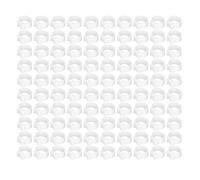 Naroote 100 Anelli per Zampe di Piccioni da 8 Mm, Resistenti e Leggeri, per Identificare i Piccioni, Fasce per Zampe Facile Identificazione, Adatti per Forniture di, in Plastica, Come Mostrato in