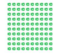 Naroote 100 Anelli per Zampe di Piccioni da 8 Mm, Resistenti e Leggeri, per Identificare i Piccioni, Fasce per Zampe Facile Identificazione, Adatti per Forniture di, in Plastica, Come Mostrato in