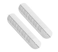 Naroote 100 Protezioni per Scudi Termici per Capelli, Protezioni in PVC Trasparente per Strumenti Isolanti per Estensioni dei Capelli, Adatte per Saloni Professionali