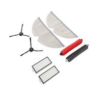 Naroote 2 Pack Replacement Parts for Q8 Max Durable Main Brushes and Filters Accessories Kit for Robot Vacuum Cleaner