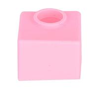 Naroote 3D Printer Silicone Sock Rosa, Copertura per Blocco in Alluminio | Resistenza alle alte temperature, design flessibile, previene ustioni, facile da sostituire, adatto per blocco MK10