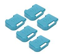 Naroote 5 Slot Portabatterie Resistenti, Duplice Uso, Antipolvere per Green 18V Al Litio, Materiale ABS Robusto, Batteria per Attrezzi Organizzata per Professionisti del Commercio Globale, Facile