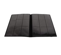 Naroote 9 Binder per Carte Tascabili, 9 Raccolgo di Carte da Tasca Trading Pocket 360 Slot Binder Porta del Pocket Trading Card Folder Card Album per Star Album Baseball Football (BLACK)