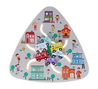 Naroote Abbina Giocattoli Puzzle, Giocattoli Labirinto in Legno Triangolo Inferiore Coordinazione Occhio Mano per la Coordinazione Occhio Mano per i Bambini per la Prima Educazione (Gioco di