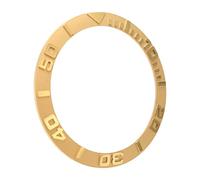 Naroote Accessori per la Sostituzione della Lunetta dell'orologio Anello della Lunetta dell'orologio con Numero Morbido in Rilievo Resistente Ai Graffi per Riparatore di Orologi (GOLD)