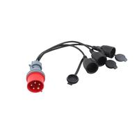 Naroote Adattatore CEE da 16 A Connessione Continua Resistente Agli Agenti Atmosferici per Mercati di Aree Hobby Scena Applicabile Industriale