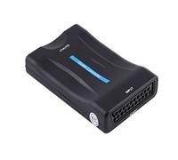 Naroote Adattatore Convertitore Video da Scart a 1080P PAL NTSC3.58 Supporto per TV HD da Campeggio All'aperto