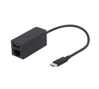 Naroote Adattatore da USB C a Ethernet, Trasferimento Dati da 5 Gbps Adattatore di Rete da USB C a RJ45, per Porta 3.0 per Laptop Pro Air