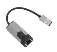 Naroote Adattatore di Rete Cablata 2.5G, Convertitore Ethernet da USB 3.0 a RJ45 da 2500 Mbps, Adattatore con Involucro in Lega di Alluminio per Laptop, Desktop e PC