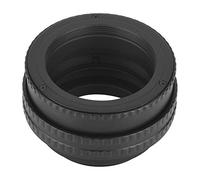 Naroote Adattatore per Obiettivo Elicoidale con Messa a Fuoco Regolabile M42 Robusto e Durevole per la Fotografia Macro con Adattatore per Filtro per Fotografi e Appassionati Lega di Alluminio/ 1x