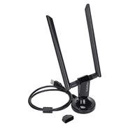 Naroote Adattatore WiFi USB 3.0 Wireless Scheda di Rete Dual Band 1200Mbps a Lungo Raggio per PC Desktop ABS