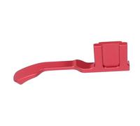 Naroote Al Pollice della Fotocamera, il Pollice in Metallo della Fotocamera, la Presa Ergonomica con Protezione per le Scarpe Calde per la Fotografia (rosso)